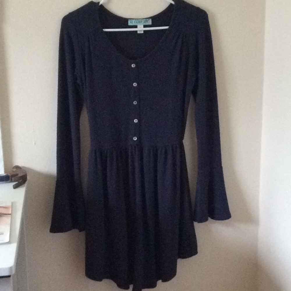 Super soft bell sleeve dress